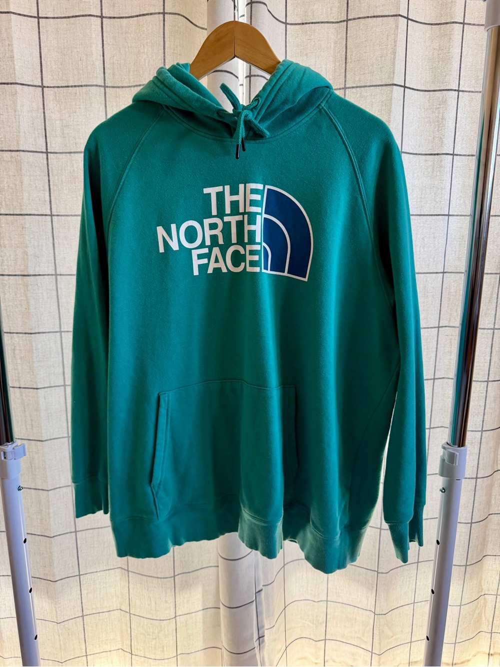The North Face Women’s XXL Teal Green Logo Pullover Hoodie